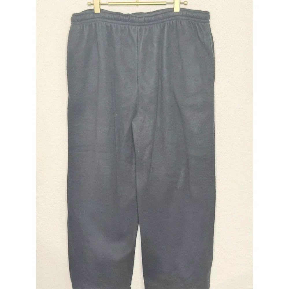 North 15 Fleece Sweatpants Mens Teen L Black Fuzzy Lounge North‎ Star